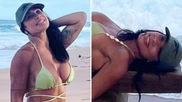 Aos 49 anos, Scheila Carvalho mostra corpo trincado em fio-dental PP: "Incomparável" - Reprodução/Instagram