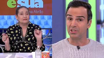 Sonia Abrão contou sobre um pedido feito por Tadeu Schmidt nas redes sociais - Reprodução/RedeTV!/Globo