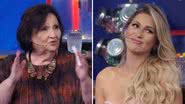 Dona Déa Lúcia expõe mania de Lívia Andrade e faz todos rirem no 'Domingão': "Maníaca" - Reprodução/Globo