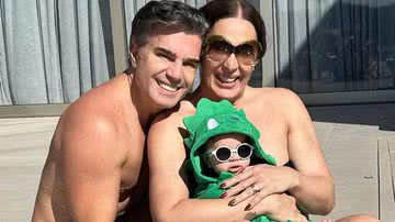 Puxou quem? Na piscina, filho de Claudia Raia surpreende com beleza: "Criança linda" - Reprodução/ Instagram