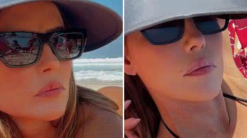 Deborah Secco exagera no visual e ostenta corpo magérrimo na praia: "Uma loucura" - Reprodução/Instagram