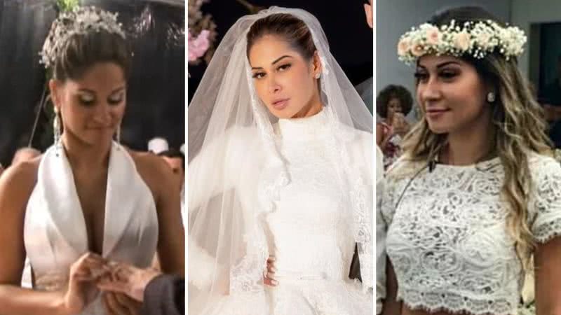 Maíra Cardi se casou recentemente com Thiago Nigro, mas a influenciadora já teve outros casamentos; relembre os vestidos marcantes - Reprodução/Instagram/Youtube