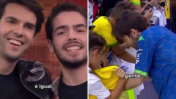 João Guilherme Silva, filho de Faustão, se passar por Kaká, distribuir autógrafos e diverte os fãs nas redes sociais: "Da shopee" - Reprodução/Instagram