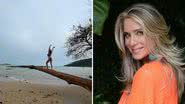 A atriz Leticia Spiller caminha sobre tronco de árvore e impressiona nas redes sociais: "Incrível" - Reprodução/Instagram