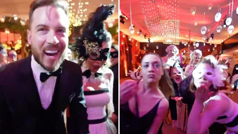 Terceira noite do casamento de Maíra Cardi tem 'baile de máscaras' - Reprodução/ Instagram