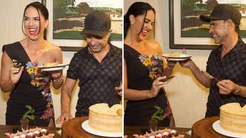 O cantor Zezé Di Camargo celebra aniversário preparado por Graciele Lacerda; confira imagens - Reprodução/Instagram/Deividi Correa