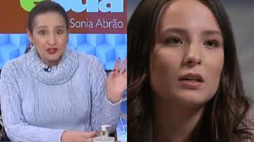 Sonia Abrão rebateu as críticas que recebeu por detonar a Globo sobre a entrevista de Larissa Manoela - Reprodução/RedeTV!/Globo