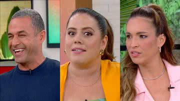 No 'Mais Você', Tati Machado deixa apresentadores constrangidos com suposição íntima: "Que isso?" - Reprodução/TV Globo