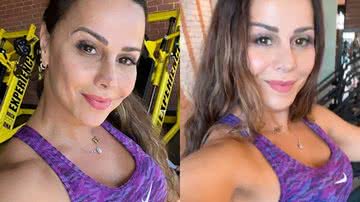 Viviane Araújo malha e exibe barriga trincada após redução do silicone - Reprodução/Instagram