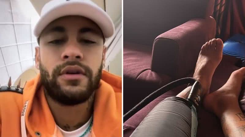 De licença, Neymar continua tratamento mesmo em seu navio: "No rolê, vale?" - Reprodução/Instagram