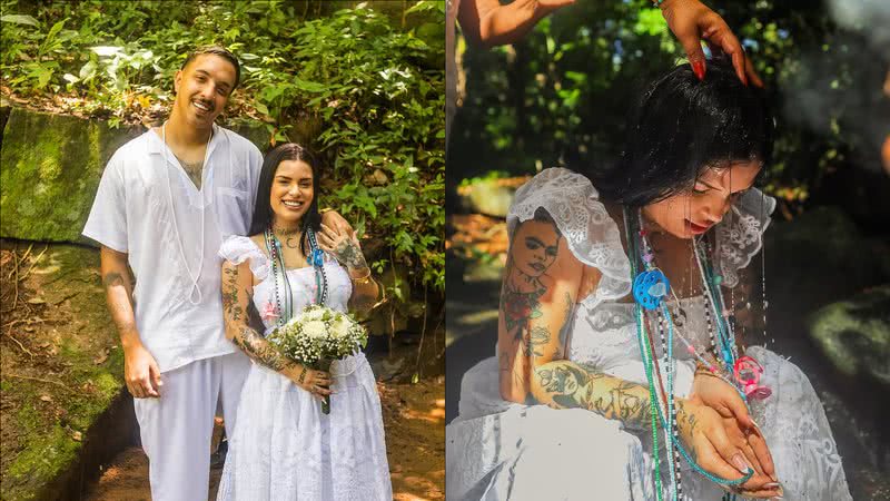 Cantor Delacruz se casa com irmã de ex-BBB em cerimônia umbandista: "Sonho" - Reprodução/Instagram