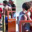 Os atores Ícaro Silva e Johnny Massaro trocaram beijos durante a gravação de uma série em uma praia no Rio de Janeiro; veja