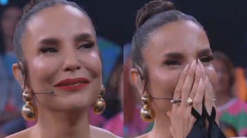 Ivete Sangalo se emocionou ao ser homenageada por famosos - Reprodução/Globo