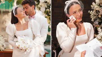 Larissa Manoela casou com vestido confeccionado no sigilo - Reprodução/Instagram