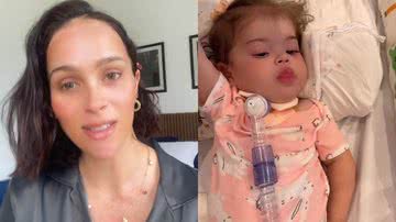 Leticia Cazarré lamento não poder acompanhar Maria Guilhermina no hospital - Reprodução/Instagram