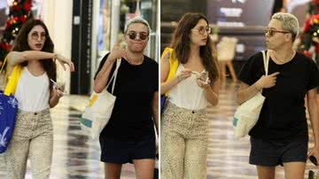 Mães de primeira viagem, Maria Gadú passeia com a noiva em shopping de luxo - Adão/AgNews