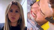 No 'Encontro', mulher de Zé Neto detalha acidente desesperador: "Foi feio" - Reprodução/TV Globo