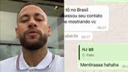 Neymar é desmascarado por modelo e tem nova traição exposta: "Te ligo" - Reprodução/Instagram