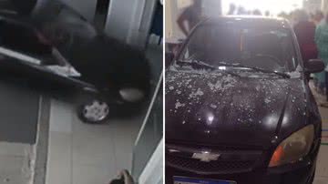 Revoltada com atendimento, mulher invade hospital com carro e assusta pacientes - Reprodução/X