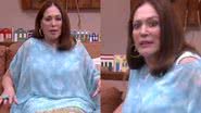 Susana Vieira dá aula de como "sentar sexy" ao vivo no 'É de Casa' - Reprodução/TV Globo