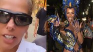 Adriane Galisteu desabafou após ser criticada por desfilar no Carnaval sem se depilar - Reprodução/Instagram/Ag News