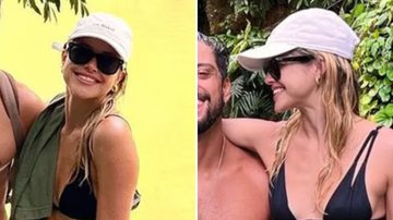 A atriz Agatha Moreira aproveita dia de descanso e curte cachoeira agarradinha de Rodrigo Simas; confira - Reprodução/Instagram