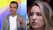 BBB23: Amanda 'se revolta' com Tadeu Schmidt ao vivo: "Me fez passar o dia inteiro" - Reprodução/TV Globo