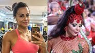 De fantasia transparente, Viviane Araújo exibe antes e depois do corpo em apenas 15 dias: "Linda" - Reprodução/Instagram