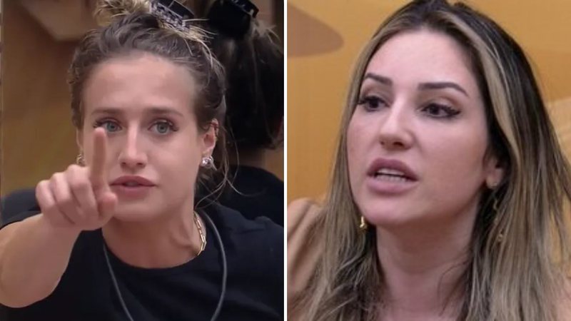 A atriz BBB23: Bruna Griphao se revolta com bagunça de Amanda no Big Brother Brasil 23: "A gente sai na porrada" - Reprodução/Globo