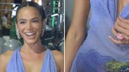 A atriz Bruna Marquezine brinca com decote em vestido coladinho no Carnaval de Salvador; confira os cliques - Reprodução/AgNews