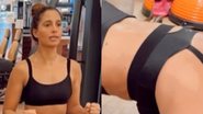 Na academia, Camila Pitanga marca bumbum enorme em legging apertadinha: "Gata!" - Reprodução/ Instagram