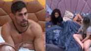 BBB23: Cara de Sapato chama Paula para dormir na cama e Amanda reage: "No chão" - Reprodução/ Globo