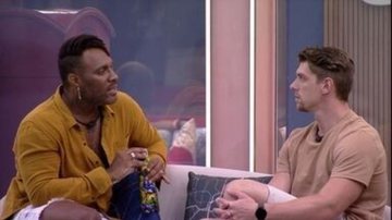 BBB23: Cristian tem conversa inesperada com Fred Nicácio após recado de Tadeu: "Sua religião" - Reprodução/Globo