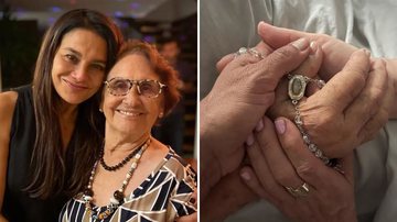 A atriz Dira Paes lamenta morte da mãe aos 90 anos e ainda contou seus últimos momentos juntas: "Partiu segurando minha mão" - Reprodução/Instagram