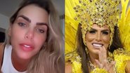 Desespero! Erika Schneider relata perrengue poucas horas antes de desfile no Rio: "Sem fantasia" - Reprodução/ Instagram