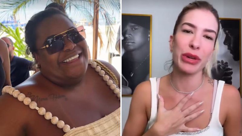 A dançarina Lore Improta, esposa de Leo Santana, confronta Jojo Todynho após cantada: "Querendo o homem dos outros?" - Reprodução/Instagram
