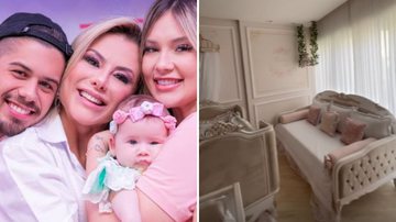 De princesa! Esposa de Leonardo mostra quarto luxuoso das netas em sua mansão: "Amei" - Reprodução/Instagram