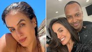 A ex-BBB Carol Peixinho posa de biquíni em praia e recebe elogio do namorado, o cantor Thiaguinho: "Minha" - Reprodução/Instagram