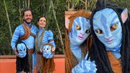 Fátima Bernardes se disfarça de Avatar para curtir Carnaval na rua: "Achei assustador" - Reprodução/Instagram
