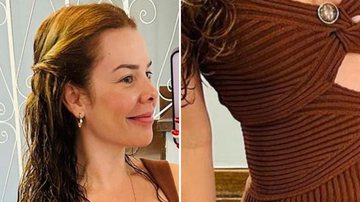 A atriz Fernanda Souza posa magérrima usando um vestido decotado e recebe elogios na rede social: "Não pode ver espelho" - Reprodução/Instagram