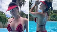 Graciele Lacerda ajeita calcinha e faz bumbum flutuar na piscina: "Que corpo" - Reprodução/ Instagram