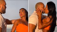 A musa fitness Gracyanne Barbosa dá beijão em Belo após 'puxão de cabelo': "Topa tudo" - Reprodução/Instagram