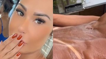 Ousada! Sem calcinha, Gracyanne Barbosa exibe resultado do bronzeado na parte íntima - Reprodução/ Instagram