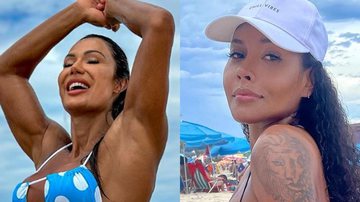 Irmã de Gracyanne Barbosa usa fio dental na praia e faz sucesso - Reprodução/Instagram