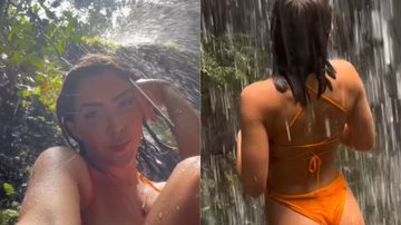 Jade Picon exibe corpão em banho de cachoeira e seguidores passam mal: "Espetáculo" - Reprodução/Instagram