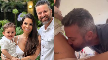 Sertanejo Marlon anuncia segunda gravidez da atual mulher, sua ex-amante: "Família" - Reprodução/Instagram
