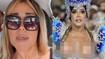 Mulher Abacaxi é abandonada pelo marido após desfilar com seios expostos - Reprodução/Instagram e AgNews/Daniel Pinheiro