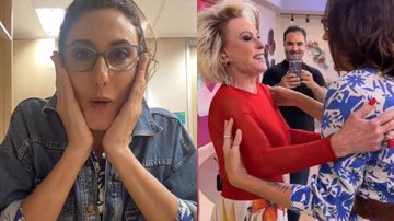 Paola Carosella deu nota para as coxinhas que recebeu de Ana Maria Braga na Globo - Reprodução/Globo/Instagram