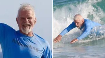 O ator Raul Gazolla exibe músculos ao se refrescar em praia no Rio de Janeiro; confira as imagens - Reprodução/AgNews