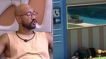 Ricardo acampa no Big Fone - Reprodução/TV Globo
